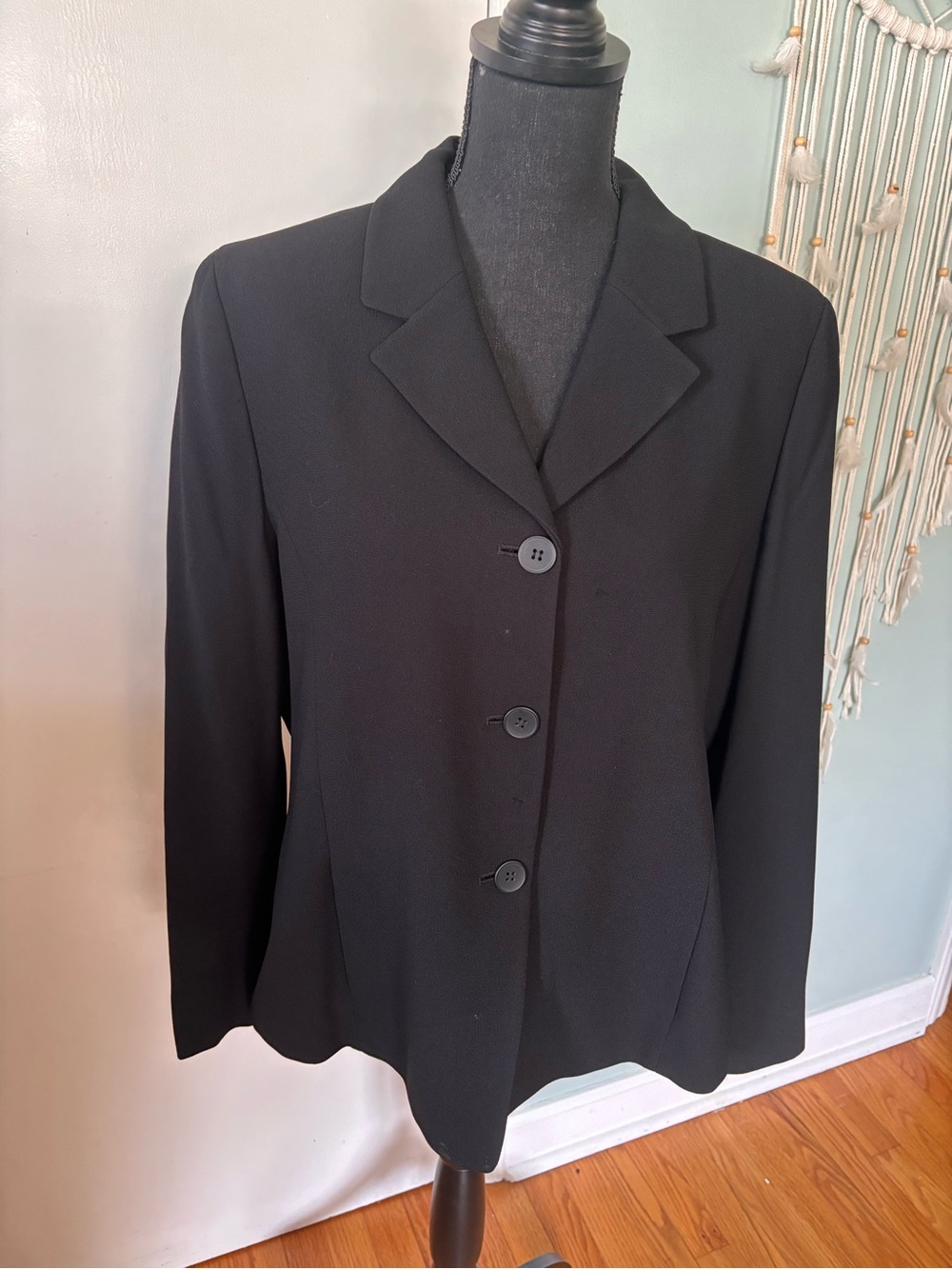 Jones NY Classic Black Women's Blazer Jacket 16